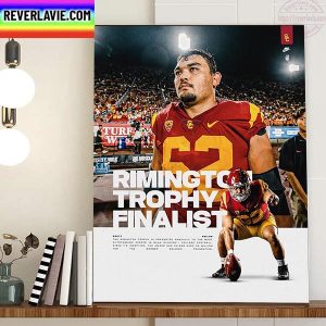 Brett Neilon Is Rimington Trophy Finalist With USC Football Home Decor Poster Canvas
