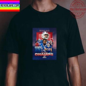 Buffalo Bills Are AFC East Champions For The Third Straight Season Unisex T-Shirt