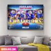 LA Clippers Win – LA Clippers Defeat Detroit Pistons With 142 Points Home Decor Canvas-Poster