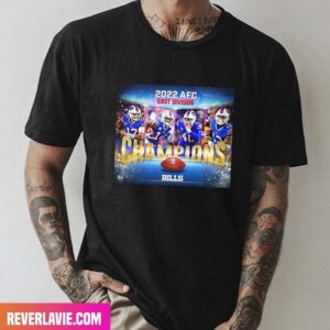 Buffalo Bills Fanatics Authentic 2022 AFC East Division Champions Style T-Shirt