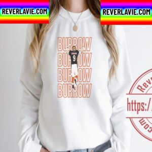 Burrow 9 Cincinnati Bengals NFL Unisex T-Shirt