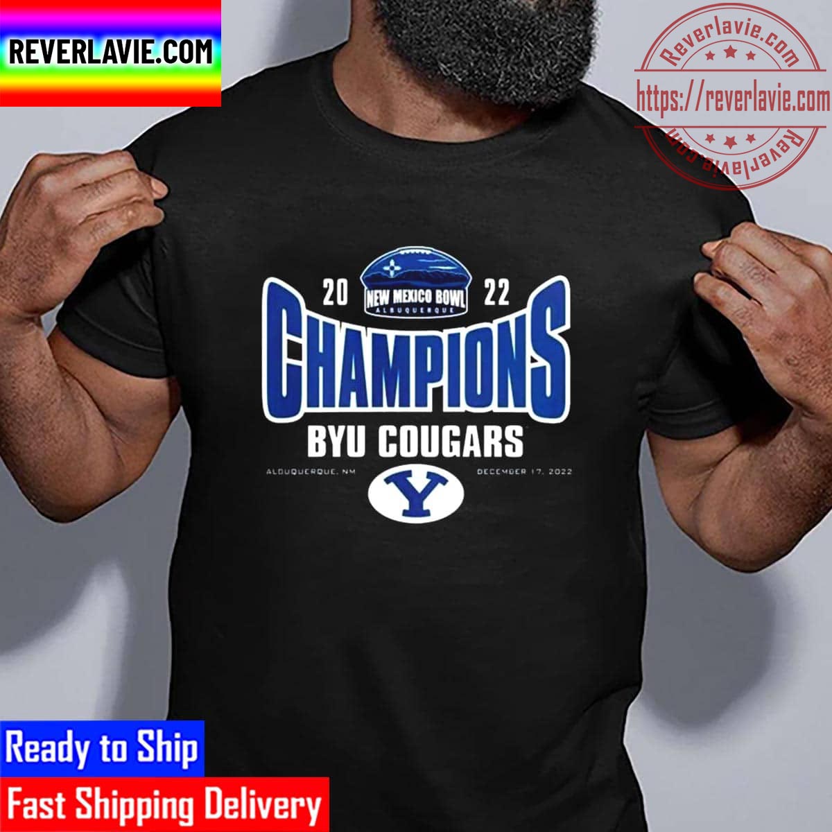 Byu Cougars 2022 New Mexico Bowl Champions Unisex T-Shirt Byu Cougars 2022 New Mexico Bowl Champions Unisex T-Shirt