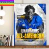 Calijah Kancey Unanimous All American The 15th In Pitt Football History Home Decor Poster Canvas