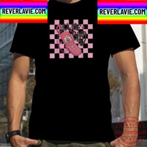 Call Me Valentine Baby Phone Checkered Unisex T-Shirt