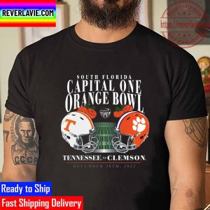 Capital One Orange Bowl Champs Tennessee Volunteers Vs Clemson Tigers Unisex T-Shirt
