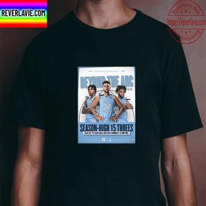 Carolina Basketball Beyond The Arc Season High 15 Threes Unisex T-Shirt