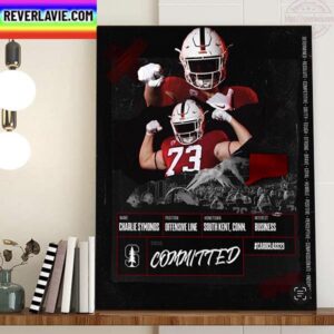 Charlie Symonds Committed Stanford Football Home Decor Poster Canvas