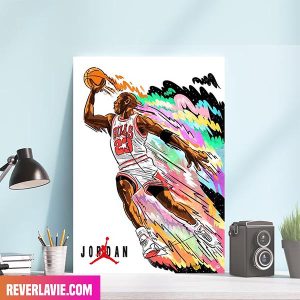 Chicago Bulls Michael Jordan Air Jordan 1 Sneaker Concepts Decor Poster