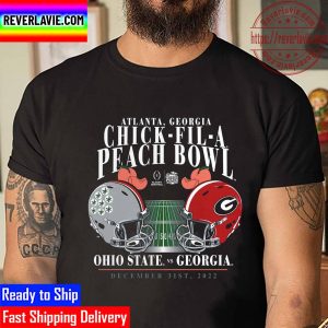Chick Fil A Peach Bowl Champs Ohio State Vs Georgia Unisex T-Shirt