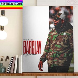 Chris Barclay Running Back Louisville Cardinals Football Home Decor Poster Canvas