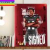 Chris Lewis Signed Troy Trojans Football Home Decor Poster Canvas