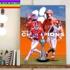 Cade Klubnik MVP ACC Championship With Clemson Football Home Decor Poster Canvas