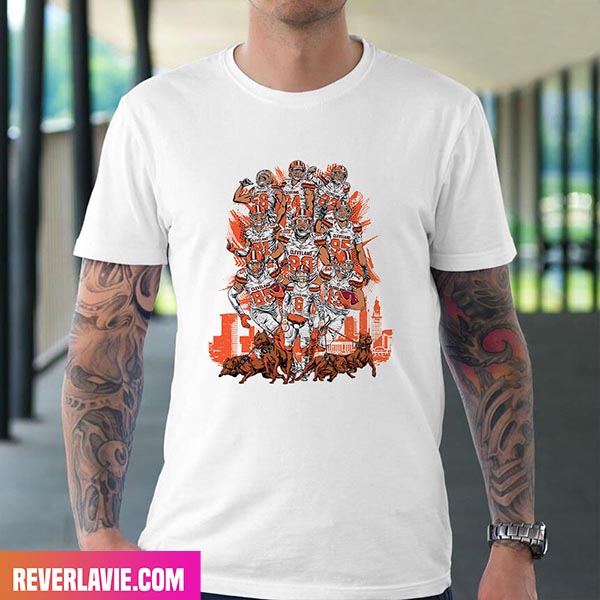 Cleveland Browns Baker Walking The Dawgs With Player Style T-Shirt Cleveland Browns Baker Walking The Dawgs With Player Style T-Shirt