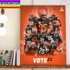 Calijah Kancey Unanimous All American The 15th In Pitt Football History Home Decor Poster Canvas