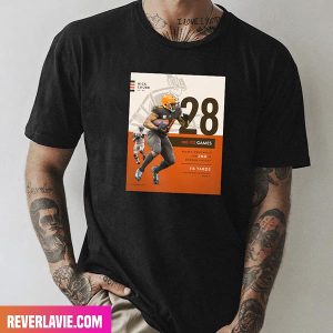 Cleveland Browns Nick Chubb Keeps Dominating Records Keep Falling Style T-Shirt