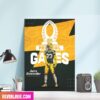 Cleveland Browns Baker Walking The Dawgs With Player Home Decor Canvas-Poster