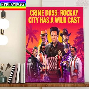 Crime Boss Rockay City Of Ingame Studios Home Decor Poster Canvas