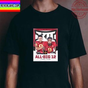 Cyclone Football Xavier Hutchinson And Will McDonald IV All BIG 12 First Team Unisex T-Shirt