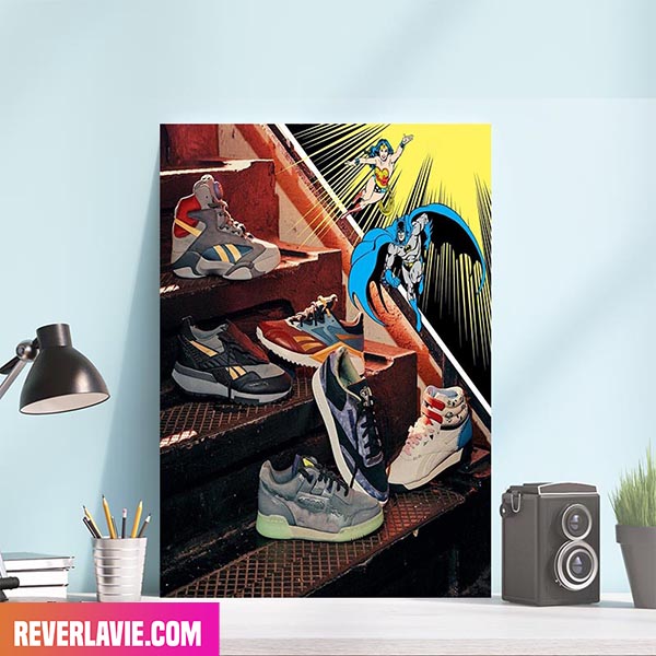 DC Comics x Reebok Classics Collection Poster DC Comics x Reebok Classics Collection Poster