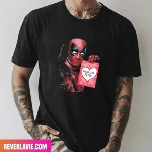 Deadpool 3 Marvel Studios x Sony Funny Happy Valentine Day Fashion T-Shirt