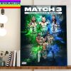 Death Triangle Vs The Elite Match 3 AEW Dynamite Home Decor Poster Canvas