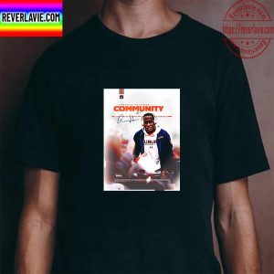 Derick Hall Freddie Solomon Community Spirit Award With Auburn Football Unisex T-Shirt