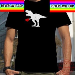 Dinosaur T Rex Valentines Day Unisex T-Shirt