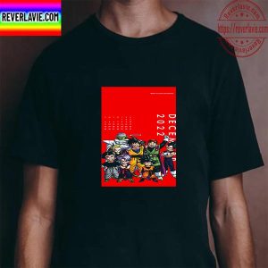 Dragon Ball December The Last Calendar Of 2022 Unisex T-Shirt