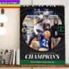 Eastern Michigan Football Are Michigan MAC Champions Home Decor Poster Canvas