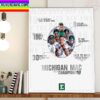 Eastern Michigan Football Are Champions 2022 Famous Idaho Potato Bowl Champions Home Decor Poster Canvas