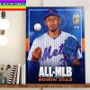 Edwin Diaz 2022 All MLB First Team RP New York Mets Home Decor Poster Canvas