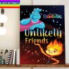 Elemental Of Disney And Pixar A City For Everyone Home Decor Poster Canvas