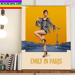 Emily In Paris x Vogue France Home Decor Poster Canvas