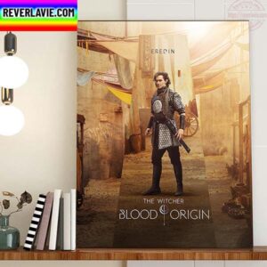 Eredin In The Witcher Blood Origin Official Poster Home Decor Poster Canvas