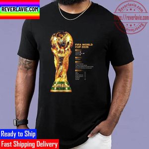 FIFA World Cup 2026 With 3 Hosts And 48 National Teams Unisex T-Shirt