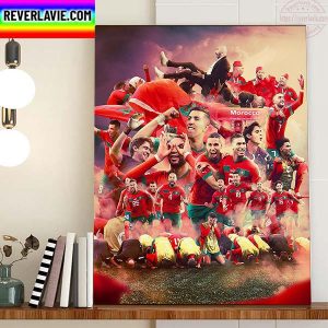 FIFA World Cup Qatar 2022 Goodbye Morocco Thank You For The Memories Home Decor Poster Canvas
