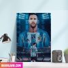 FIFA World Cup Qatar 2022 Lionel Messi Argentina Team Winner Home Decor Canvas-Poster