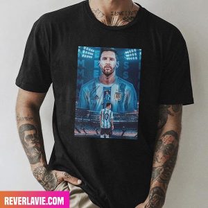 FIFA World Cup Qatar 2022 Lionel Messi Argentina Team Winner Style T-Shirt