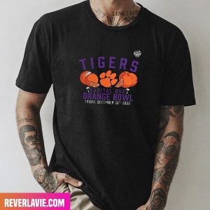 Fanatics Branded Heather Gray Clemson Tigers 2022 Orange Bowl Gameday Style T-Shirt