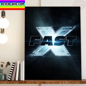 Fast X Official Poster Home Decor Poster Canvas