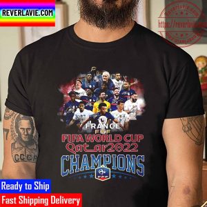 France FFF FIFA World Cup Qatar 2022 Champions Unisex T-Shirt