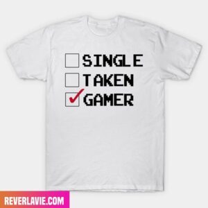 Gamer Relationship Status Happy Valentine Day Fashion T-Shirt