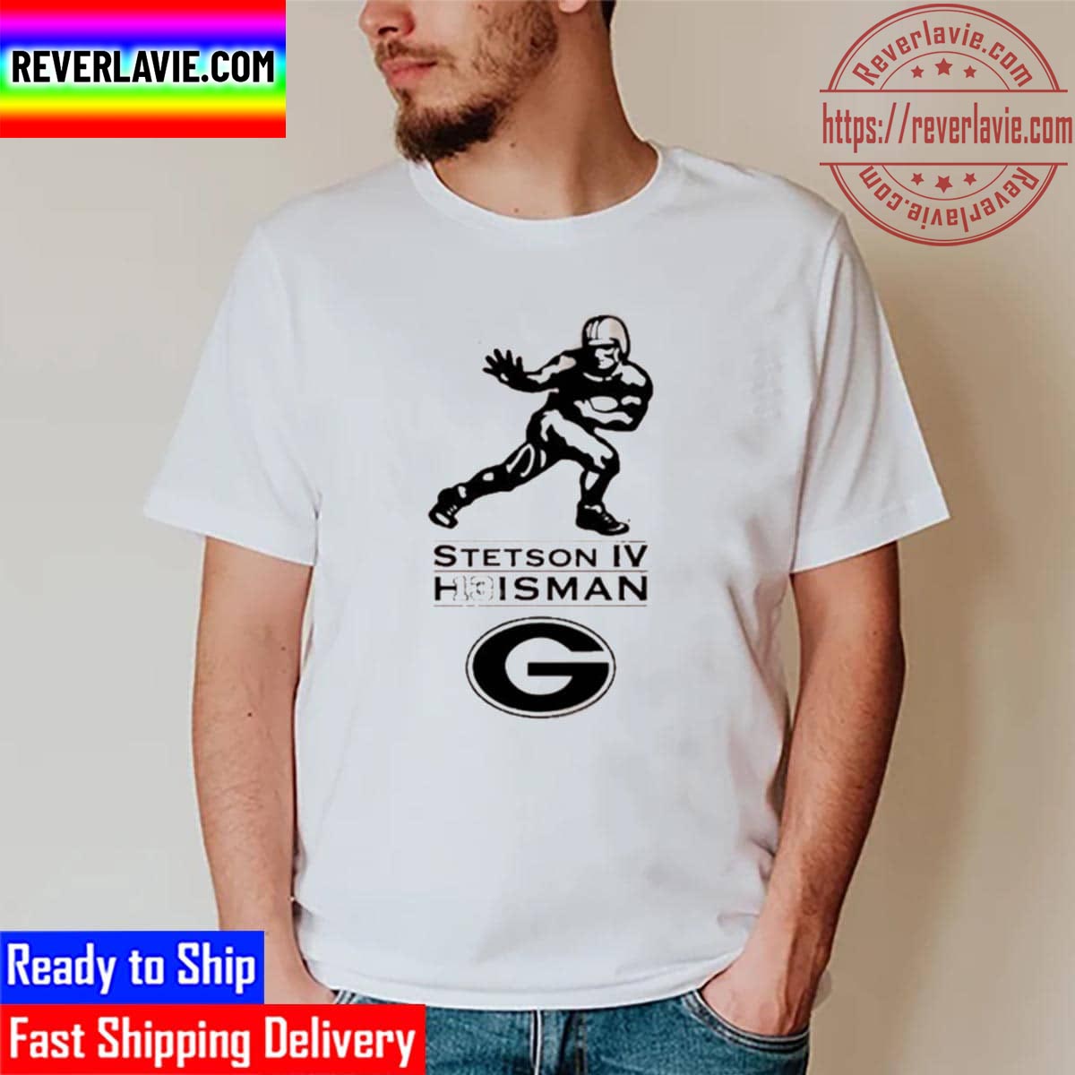 Georgia Football Stetson IV Heisman Unisex T-Shirt Georgia Football Stetson IV Heisman Unisex T-Shirt