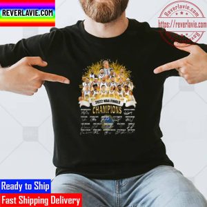 Golden State Warriors Happy 2022 NBA Finals Champions Signatures Unisex T-Shirt