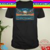 Happy Valentines Day Dancing Hearts With Sunglasses Unisex T-Shirt