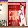 Gordon Graceffo Is 2022 Minor League Pitcher Of The Year With St Louis Cardinals MLB Home Decor Poster Canvas