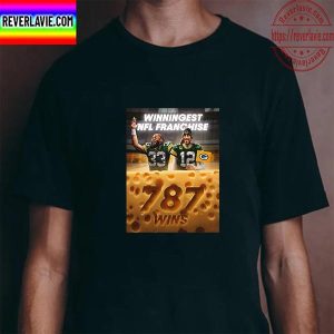 Green Bay Packers 787 Wins NFL All Time Winningest Franchise Unisex T-Shirt
