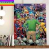 Happy 100th Birthday To Stan Lee The Comic Book Creator And Writer Home Decor Poster Canvas