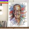 Happy 100th Birthday Stan Lee Home Decor Poster Canvas