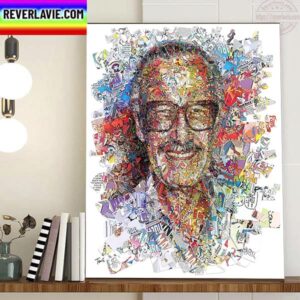 Happy 100th birthday Stan Lee The Marvel Comics Legend Home Decor Poster Canvas